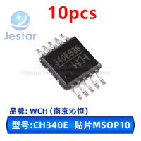 10 Buah CH340G CH340C CH340E CH340T CH340B CH340N/340K/S CH444G CH554 CH341T CH440G CH440R CH552 SOP USB Ke Chipset Port Serial