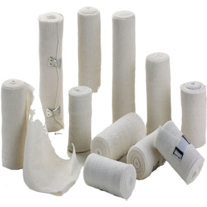 Gasa médica quirúrgica más vendida <span class=keywords><strong>de</strong></span> nuevos productos <span class=keywords><strong>de</strong></span> China, vendaje elástico liso (tabby) PBT con o sin clip, CE - Product Image 1