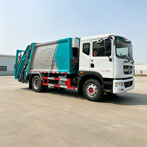 Camion compacteur de déchets Dongfeng D9 12CBM avec benne à bras oscillant, collecteur de déchets hydraulique, véhicule d'assainissement - Product Image 5