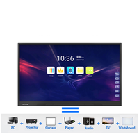 Xx.video.xx 85 86 pouces Led Smart Board Grand écran 4k Verre trempé Double système Smart Whiteboard Tablette interactive 16:9
