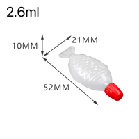 Venta al por mayor Mini botella de salsa de plástico 30ml para Sushi 3ml 8ml botella en forma de pez para salsa de soja para llevar