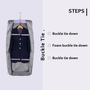 Échantillon gratuit : Sac de voyage pour vêtements, grand sac de transport pour vêtements, sac de costume suspendu imperméable pour hommes et femmes - Product Image 6