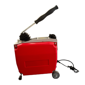 Déboucheur de canalisation <span class=keywords><strong>à</strong></span> roues avec câble spiralé, <span class=keywords><strong>machine</strong></span> professionnelle de dragage de canalisations pour le nettoyage des systèmes de drainage - Product Image 1