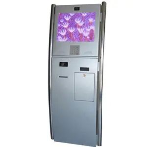 Multifunctional Customized Kiosk with Digital Camera and Pinpad Accepts Cash via SDK for Cash Acceptance