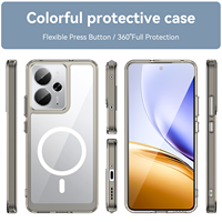 Boîtier antichoc en acrylique OEM Space MagFit pour Realme 15 5G 15 PRO GT7 7T 14 PRO P3 C75 avec anneau magnétique Housse de protection pour caméra