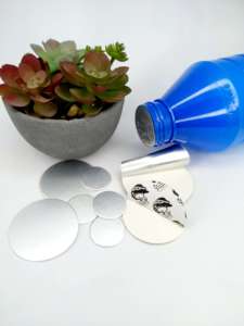 แผ่นซับซีลเหนี่ยวนำความร้อนอลูมิเนียมฟอยล์สำหรับขวด PET HDPE เคมีทางการเกษตรออกแบบได้ตามต้องการ - Product Image 6