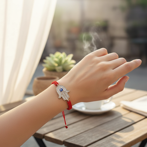 กำไลข้อมือสายละเอียดดีไซน์ชั่วร้ายเพื่อการปกป้องและสไตล์ - Product Image 3