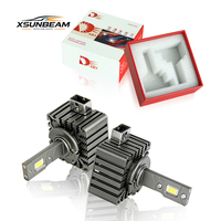 Phares LED en gros à double tube de cuivre D1S 6500K pour la conduite automobile