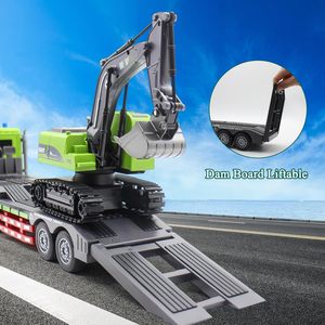 EPT ชุดของเล่นรถเทรลเลอร์2คัน11CH รถกึ่งพ่วง <span class=keywords><strong>RC</strong></span> ขนาด2.4GHz เครื่องส่งสัญญาณควบคุมแบบคู่ - Product Image 4