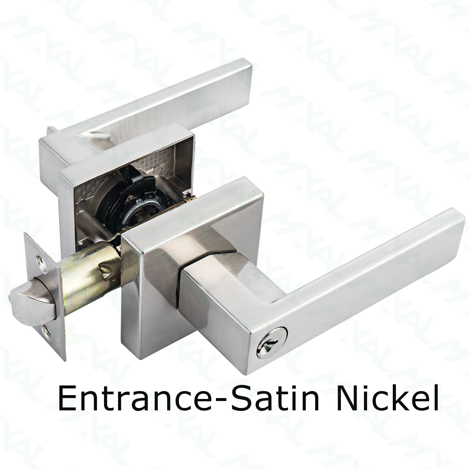 Entrada-Níquel satinado