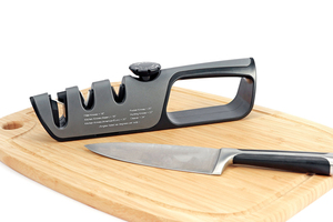 Affûteur de couteaux de cuisine en acier, manuel réglable 3 étapes, <span class=keywords><strong>ciseaux</strong></span> <span class=keywords><strong>pierre</strong></span> à aiguiser, couteaux de cuisine, <span class=keywords><strong>pierre</strong></span> à aiguiser, outil d'affûtage d'angle - Product Image 3