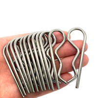 Prix d'usine, attaches en acier inoxydable 18-8, goupilles à ressort, clips de type R, goupille de type R pour utilisation sur les systèmes de verrouillage de goupille d'attelage
