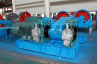 Treuil électrique à friction pour levage de minerais et d'équipements