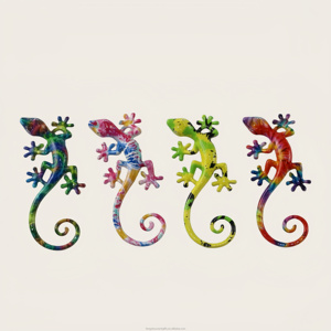 Imán de Refrigerador Personalizado al por Mayor, Imán de Resina con Forma de Gecko/Lagarto 3D, Artesanía, Recuerdos, Escultura Artística, Decoración del Hogar - Product Image 4