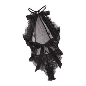 Hot femmes Transparent <span class=keywords><strong>pas</strong></span> <span class=keywords><strong>cher</strong></span> Sexy érotique <span class=keywords><strong>body</strong></span> voir à travers une pièce <span class=keywords><strong>body</strong></span> Teddy <span class=keywords><strong>dentelle</strong></span> femmes ensembles de Lingerie - Product Image 5