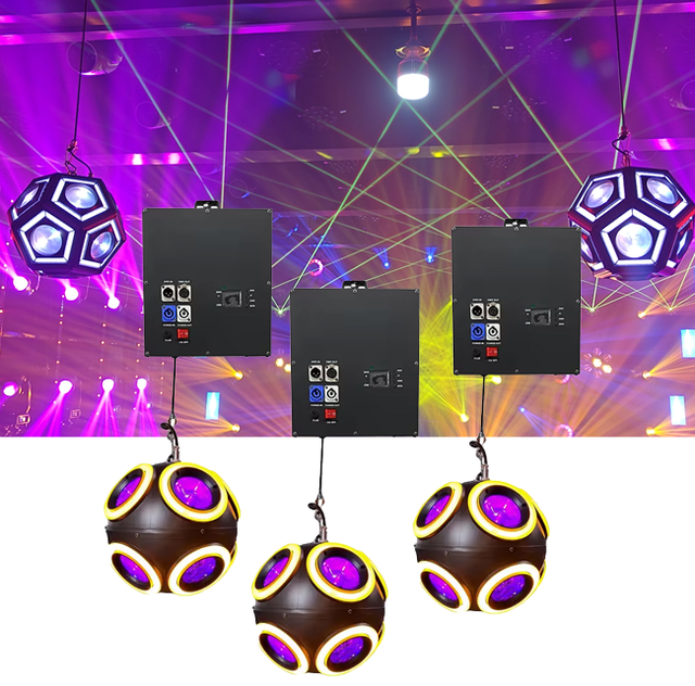Night Club DMX Lighting Kinetic Ball Dmx Led Lifting Football stage lighting for bar party DJ event show
