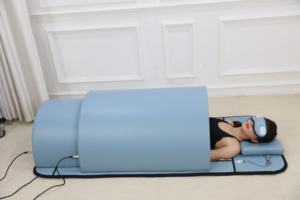 Hồng ngoại xa phòng tắm hơi viên nang giường đầy đủ cơ thể đá quý phòng tắm hơi spa viên nang với mắt Massager - Product Image 2