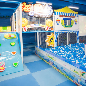 Terrain de jeu intérieur durable haute capacité Ocean <span class=keywords><strong>Ball</strong></span> <span class=keywords><strong>Pit</strong></span> avec toboggan et jeu de balle pour les centres commerciaux Heavy Foot Traffic