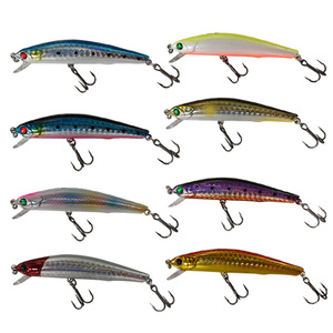 Nouvelle Arrivée Spéciale LUTAC 7g 9.3g Leurre de Pêche Minnow Appât Dur pour <span class=keywords><strong>Truite</strong></span> et Black-bass avec Hameçons Triples - Product Image 2