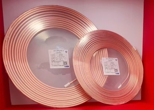 Customizable High Pressure 99.9% Pure Copper Water Tube Refrigeration Sizes 1/8 1/4 3/8 5/8 Free Cutting Bending Welding - Product Image 4