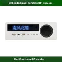 Meuble de chevet multifonction intégré avec audio BT, charge USB, accessoires de meubles audio BT