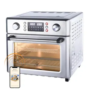 Qana Fabriek Groothandel Oem Wifi App 25L Elektrische Friteuse Smart Intelligente Lucht Friteuse Oven Zonder Olie Horno Para Pan tefal