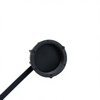 Cache-prise USB étanche COMTON IP67 réutilisable en nylon, anti-poussière, anti-rouille, noir, certifié RoHS pour appareils électroniques