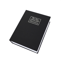 Coffre-fort dissimulé en forme de livre moderne avec serrure à clé, boîte de rangement secrète pour argent liquide et bijoux, sécurité domestique