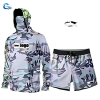 Chemises de pêche sur mesure, séchage rapide, protection UV, sweat à capuche pour la pêche en plein air en été