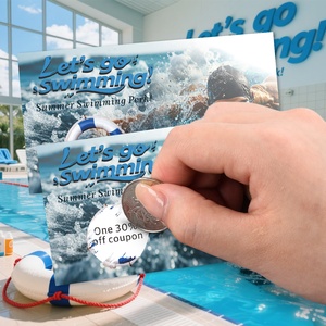 Giành Chiến Thắng Thẻ Cào In Ấn Đầy Màu Sắc Lớp Phủ UV Biểu Tượng Tùy Chỉnh Giải Thưởng Quy Tắc <span class=keywords><strong>Scratch</strong></span> Giấy Cho Bơi Giảm Giá - Product Image 2