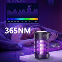 Lampe anti-moustiques électrique silencieuse portable à LED pour usage commercial extérieur et chambre à coucher, personnalisable