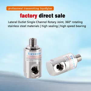 High Speed Single Swivel Joint Existing Large Inventory Rotating Motor Part Transfer Gas Liquid G 1/2" Threaded Port 12~14 MM