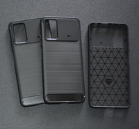 Sarung pelindung ponsel, bahan TPU serat karbon lembut untuk Xiaomi Mi 13 Ultra Pro Lite Redmi Note 12S 12 Poco C50 C55 M5 5G 4G