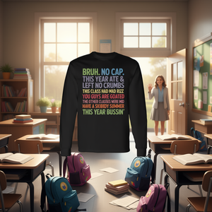 Camiseta de manga larga para profesores de Gen Z Slang Teachers Last Day Of School 2025 - Product Image 3