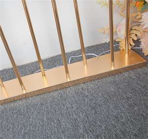 Suministros de boda, soporte de <span class=keywords><strong>10</strong></span> cabezas, para el hogar candelabro, centro de mesa dorado de Metal, pilar de pasarela para decoración de escenario de boda - Product Image 4