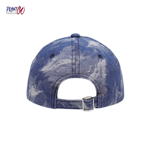 Cappello da Baseball da uomo in cotone nero blu grigio con effetto lavato personalizzabile - Product Image 3