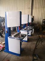 Scie à ruban industrielle pour le travail du bois avec moteur puissant de 2,2 kW, scie à ruban verticale réglable pour le bois de grande taille