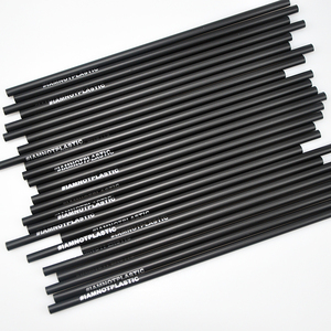 Black bar <span class=keywords><strong>Cocktail</strong></span> all'ingrosso No plastica Eco <span class=keywords><strong>cannucce</strong></span> biodegradabili stampate su misura <span class=keywords><strong>cannucce</strong></span> - Product Image 3