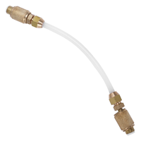 Injecteur d'huile/teinture 30Ml, avec adaptateur du coupleur rapide à faible côté, 1/4 SAE, pour climatisation automobile, huile/colorant, seringue pistolet de graisse