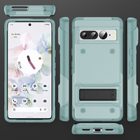 Nouveau Design 2 en 1 armure Anti-chute PC béquille arrière coque de téléphone pour Google Pixel 7 Pro