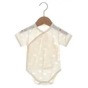 Wholesales New Born child Onesic Clothes set skin friendly sublimation Custom cotton baby wear