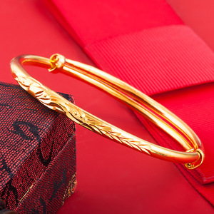กำไลข้อมือทองคำสำหรับผู้หญิง ชุบทอง <span class=keywords><strong>24k</strong></span> กำไลทองแดงชุบทอง <span class=keywords><strong>24k</strong></span> ขายส่ง - Product Image 6