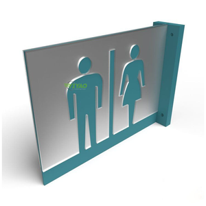 YIYAO all'ingrosso camera da letto donna e uomo bagno bagno porta segno immagine - Product Image 1