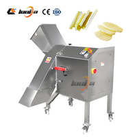 Automatische 800kg/uur groente- en fruitsnijmachine met motor voor bakkerijen en meelfabrieken, friet snijmachine