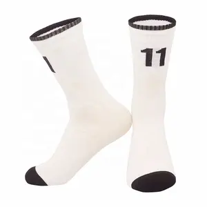 Calzini sportivi dell'equipaggio di alta qualità calzini da basket personalizzati Unisex bambini numero 23 calzini per bambini