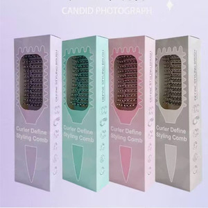 แปรงผมหยิกใหม่ที่ดีที่สุดแปรงสำหรับผมหยิกที่มีช่องระบายอากาศสำหรับผมหยิกการสร้างและกำหนดลอนสำหรับผู้หญิงและผู้ชายใช้ในร้านเสริมสวย - Product Image 5