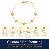 Grosir Siap Kirim Best Seller 2026 Kalung Liontin Bunga Rantai Baja Anti Karat Lapis Emas 18K untuk Wanita