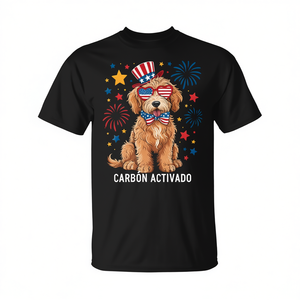 T-shirt Goldendoodle Patriotic 4th Of July con bandiera degli Stati Uniti per cani - Product Image 2