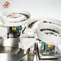 Machine d'emballage automatique de sachets de thé triangulaires en fibre de maïs, pour thé en vrac biologique, avec ensachage ultrasonique en nylon
