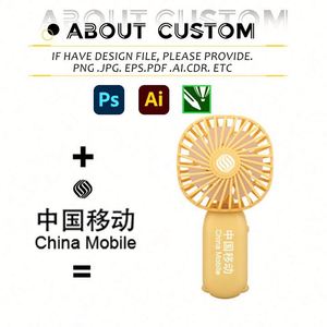 Nouveau ventilateur portable USB, mini ventilateur rechargeable, petit ventilateur de bureau, ventilateur électrique pour étudiants, cadeau avec logo personnalisé - Product Image 3